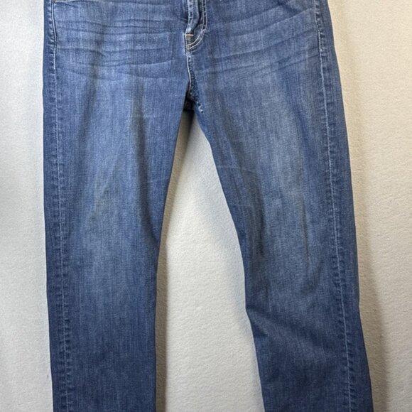 7 For All‎ Mankind Standard Jeans Mens 36x28 Straight Stretch Denim JTA519694A - Picture 1 of 11